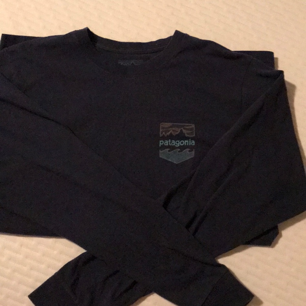 Navy Blue Patagonia long sleeve Tee